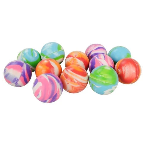 Marble Look Bouncing Balls Party Favours Pack of 5