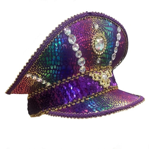 Mardi Gras Purple Festival Visor