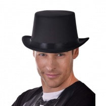 Top Hat Deluxe Black with Elastic Inner