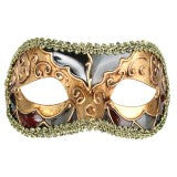 Luciana Metallic Eye Mask