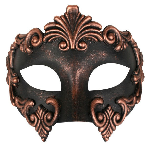 Lorenzo Copper & Black Eye Mask