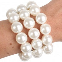 Pearl 3 Strand Bracelet