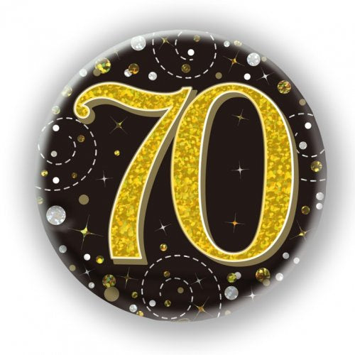 Badge Sparkling Fizz 70 Black/Gold