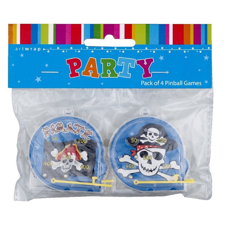 Pinball Game Party Favours Pack of 4