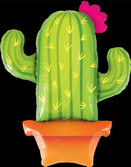 Potted Cactus Supershape Foil Balloon