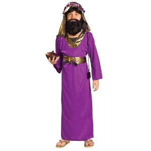 Christmas Wiseman Purple Boys Costume - Large