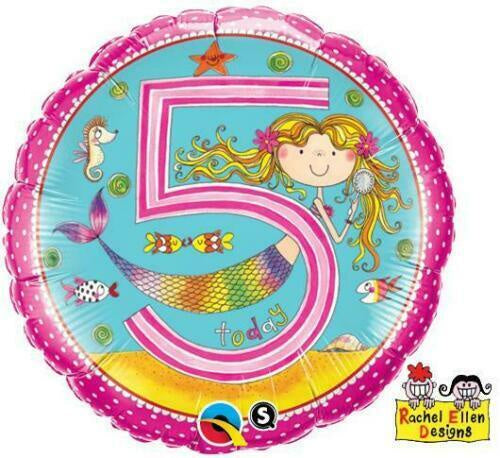 18inch Happy 5th Birthday Foil Balloon