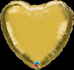 Jumbo Gold Heart Foil Balloon