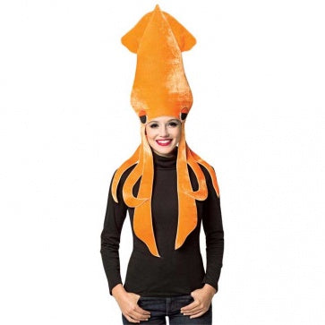 Squid Adult Costume Orange