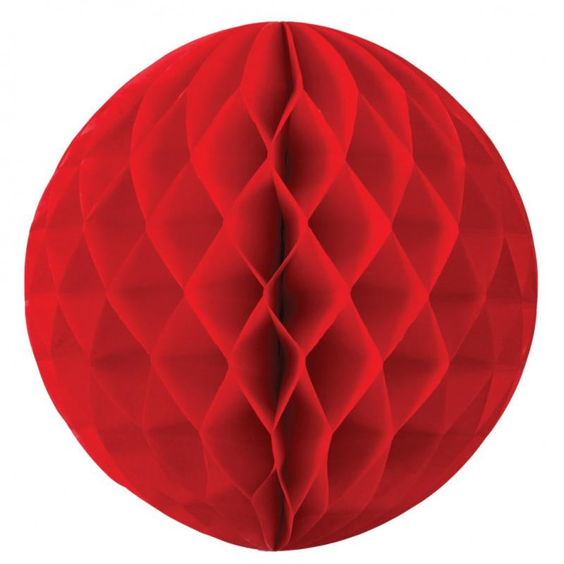 Apple Red Honeycomb Ball 35 cm