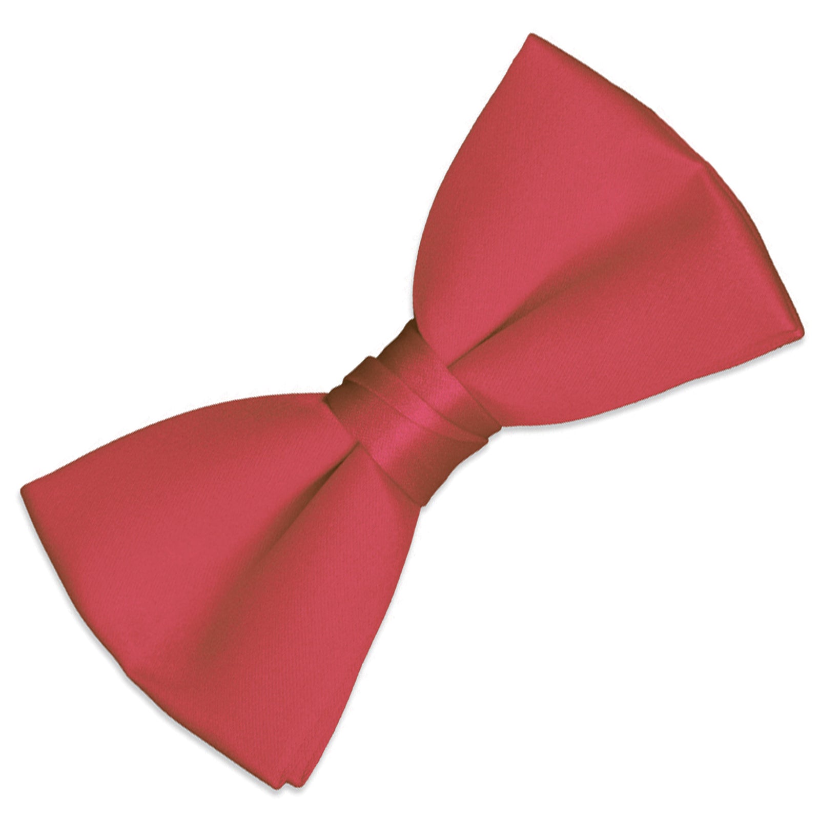 Red Satin Bow Tie