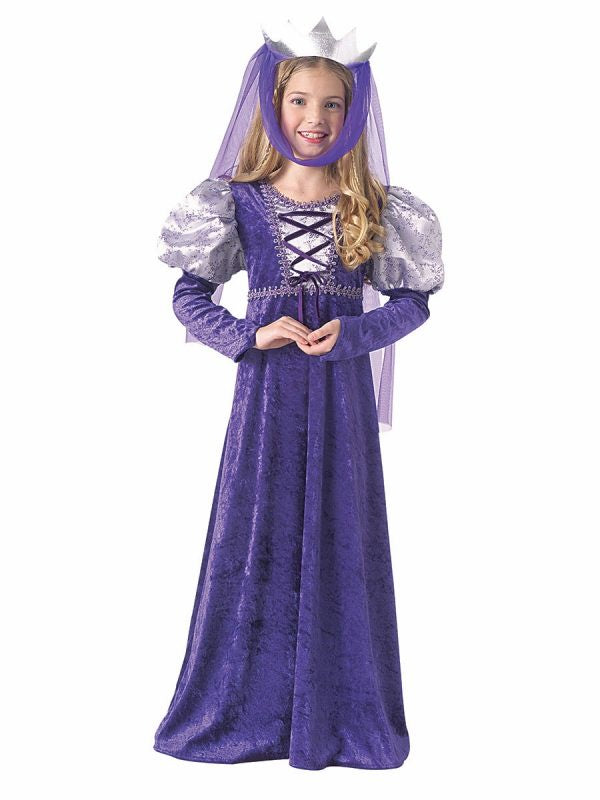 Renaissance Queen Kids Costume Large