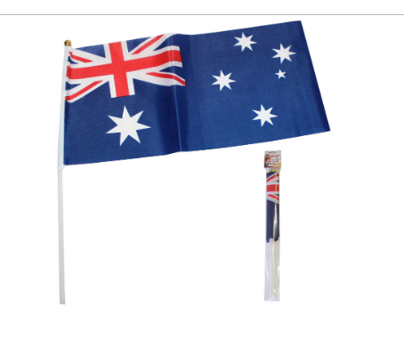 Aussie Flags on Stick 30 x 15cm