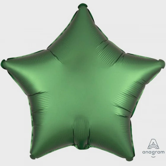 Satin Luxe Emerald 19" Foil Star Balloon