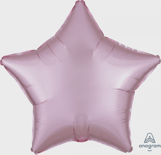 Satin Luxe Pastel Pink Star 19