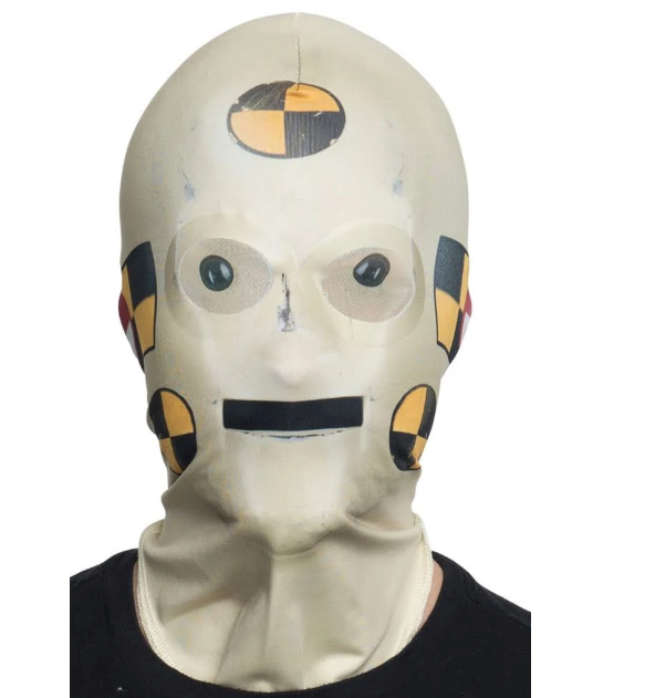Crash Test Dummy Mask