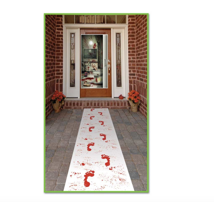 Bloody Footprints Carpet Runner