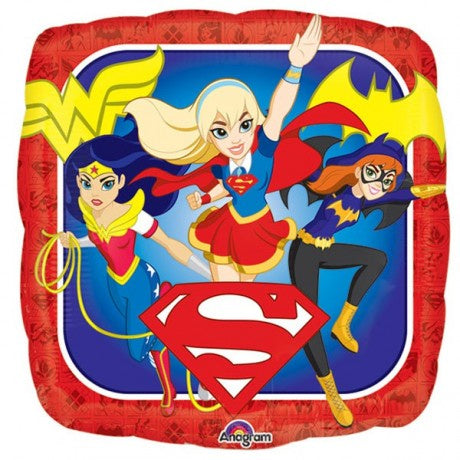 Super Hero Girls Square Foil Balloon