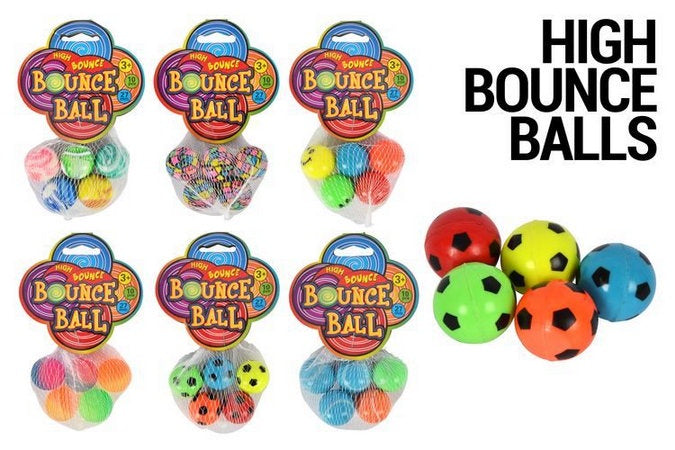 Hi Bounce Balls 5 Pack Assorted