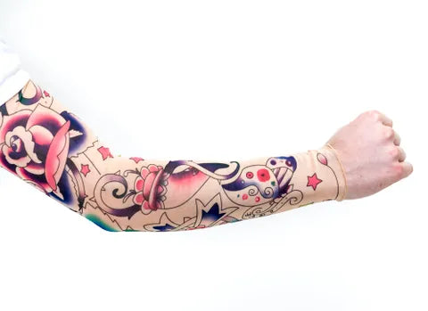 Rose Tribal Tattoo Sleeve