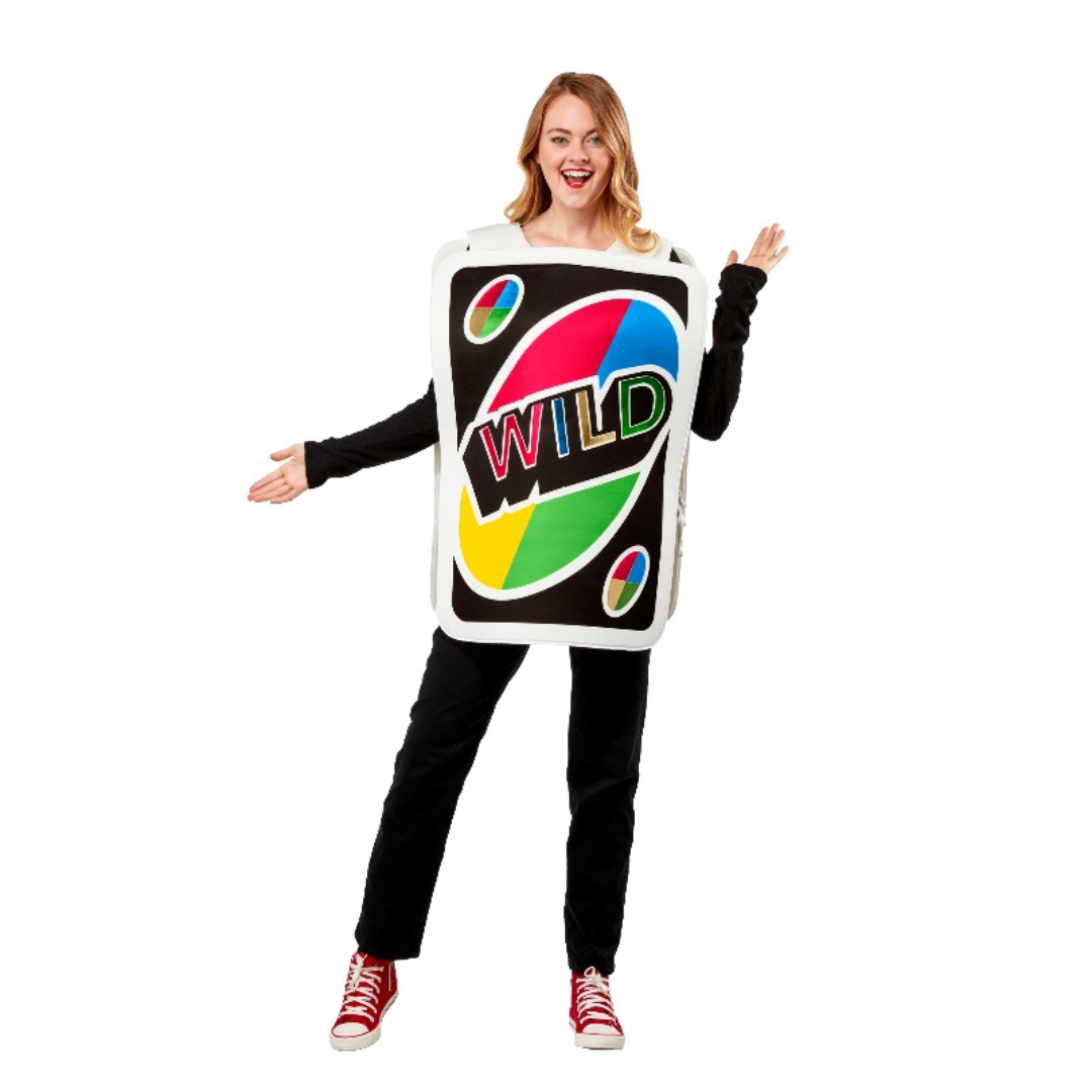 Uno Wild Card Tabard Adult Costume - One Size