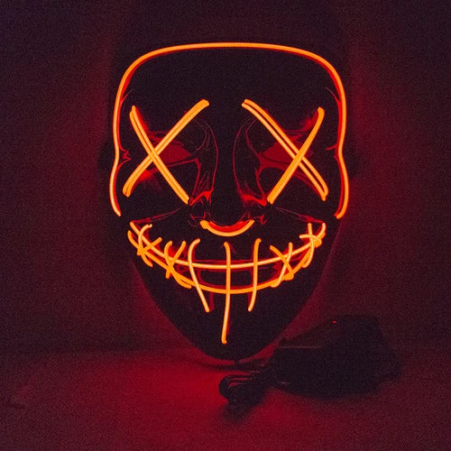 The Purge LED Orange Mask