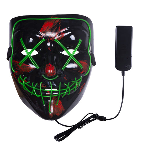 The Purge LED Green Mask