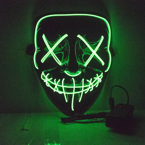 The Purge LED Green Mask