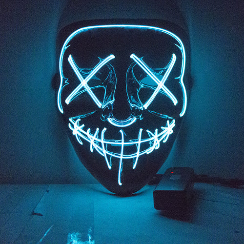 The Purge LED White Mask