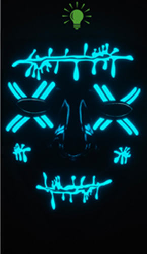 Light up Mask - Blue