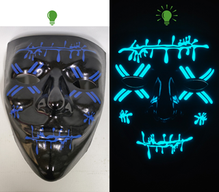 Light up Mask - Blue