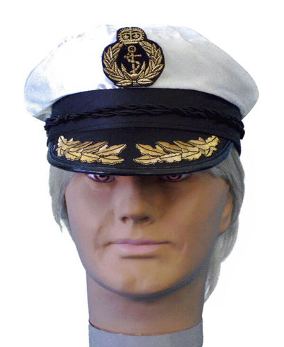 Satin Sailor Captains Hat