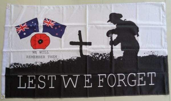 Anzac Flag - Lest We Forget