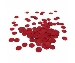 Apple Red Round Paper Confetti 15g