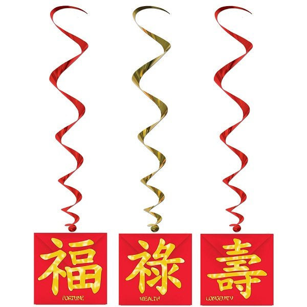 Asian Hanging Whirls