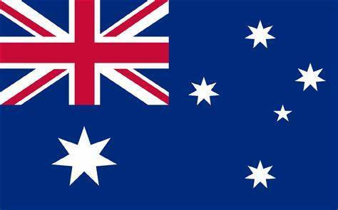 Australian Flag with Two Eyelets