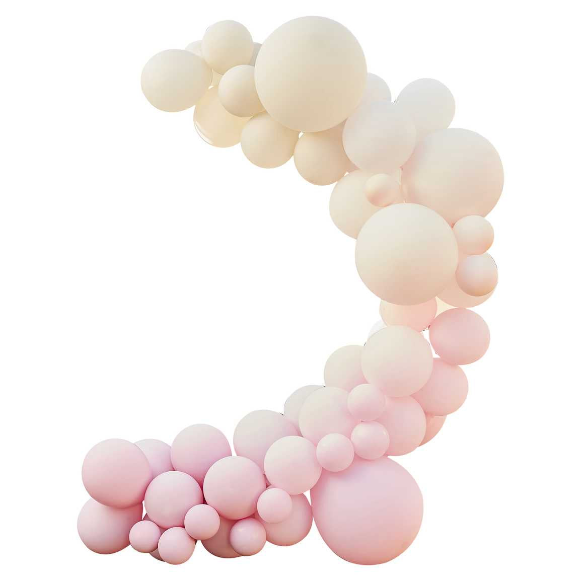 Ginger Ray Nude and Pink Balloon Garland Kit (Pack of 75)
