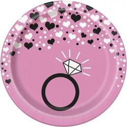 Bachelorette Paper Side Plates