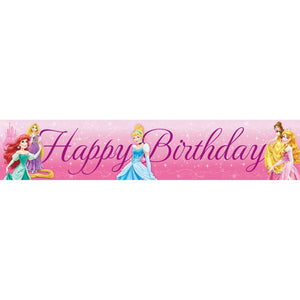 Disney Princesses Happy Birthday Banner