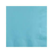 Beverage Napkins Pastel Blue Pack of 20