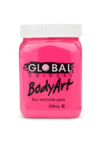 Fluoro Pink Face and Body Paint 200ml