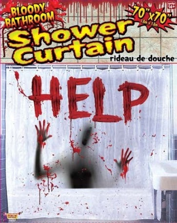 Bloody Shower Curtain