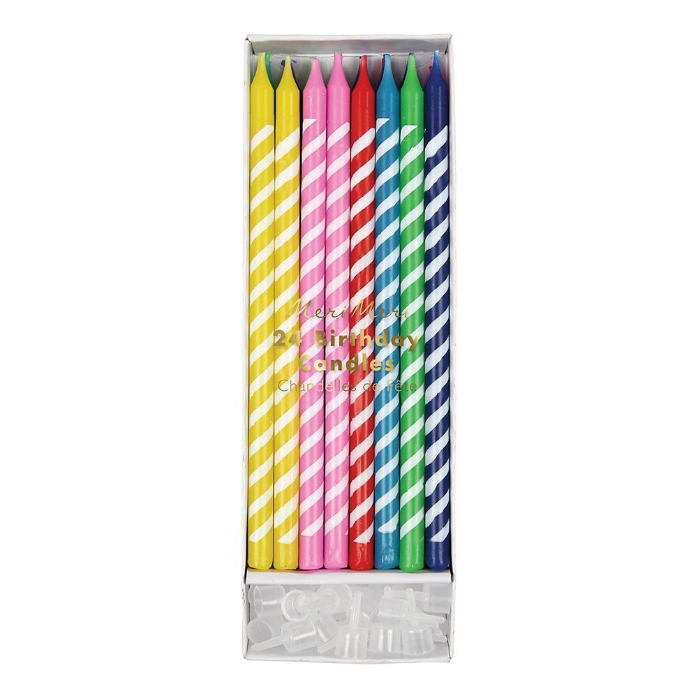 Meri Meri Party Stripe Candles