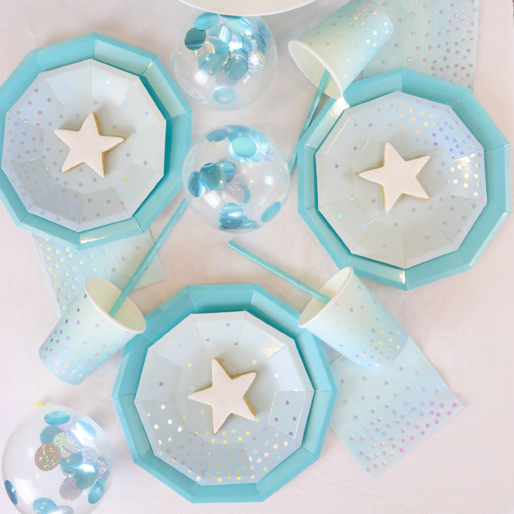 Illume Blue Iridescent Napkins