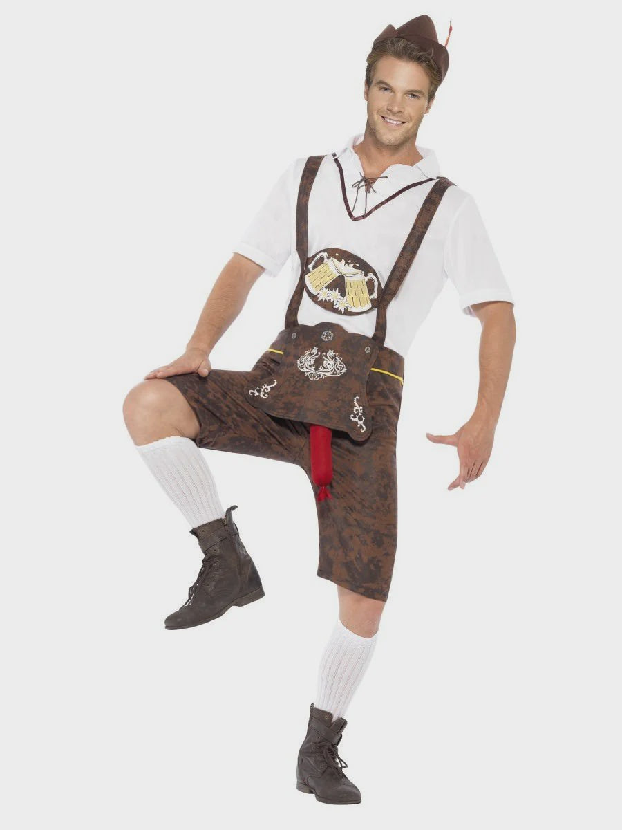 Brad Wurst Mens Funny Oktoberfest Costume