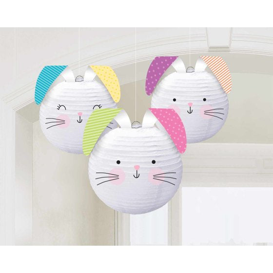 Hello Bunny Paper Lanterns with Ears