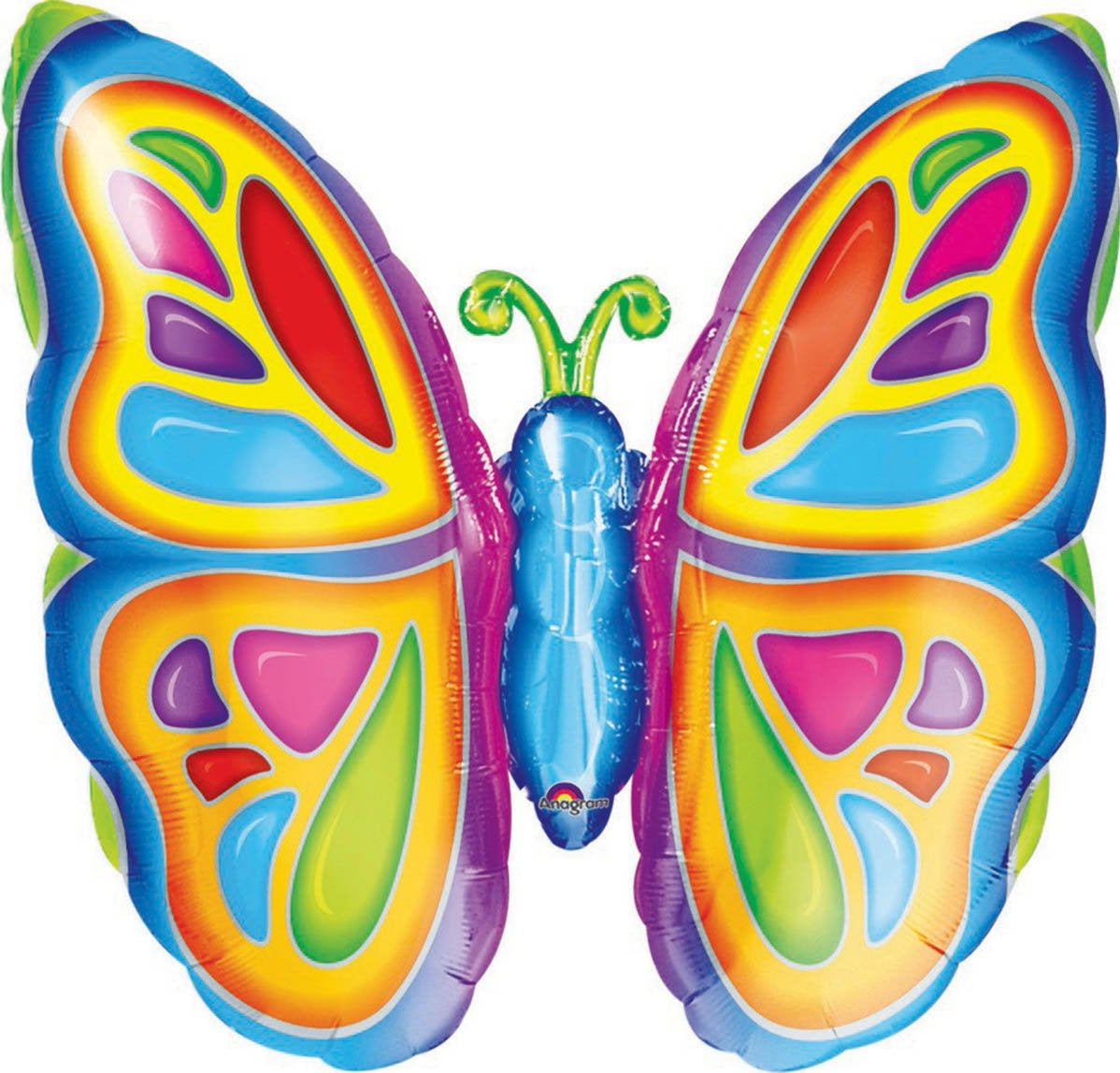 Bright Butterfly Supershape Balloon