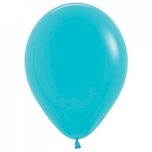 Fashion Caribbean Blue 30cm Latex Balloons 25 Pack