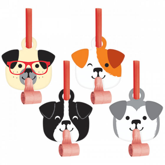 Dog Party Blowouts 8 pk