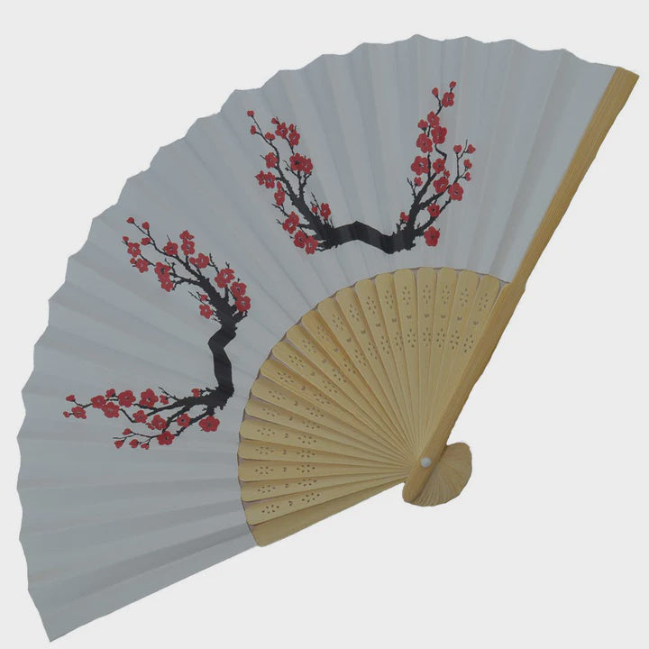 Cherry Blossom Paper Fan 21cm